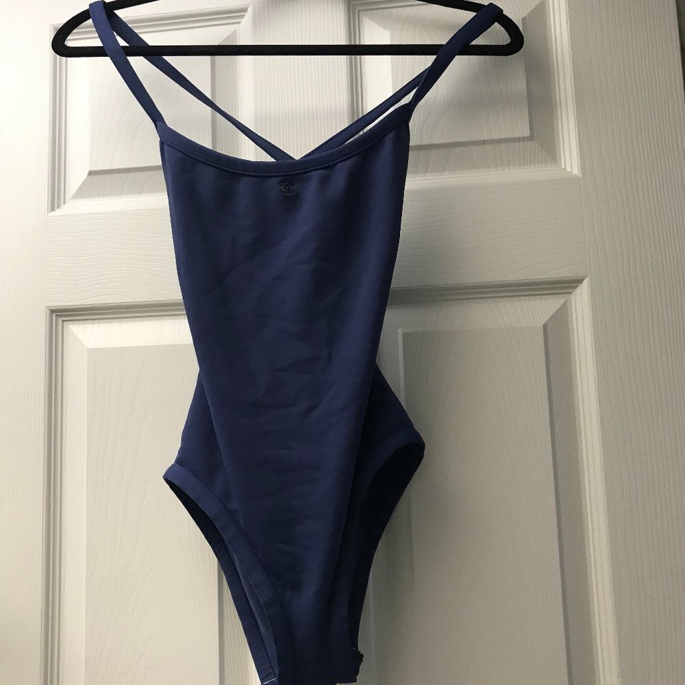 {SOLD} NWOT Authentic Chanel One Piece Swimsuit